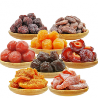 Miaoshi candied preserved plum fruit combination 8 cans of grapes, red bayberry, dried peach, half p