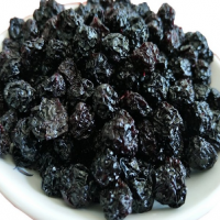 Dried wild cherry berry in bulk, casual snack, preserved fruit, candied fruit, suitable for baking,